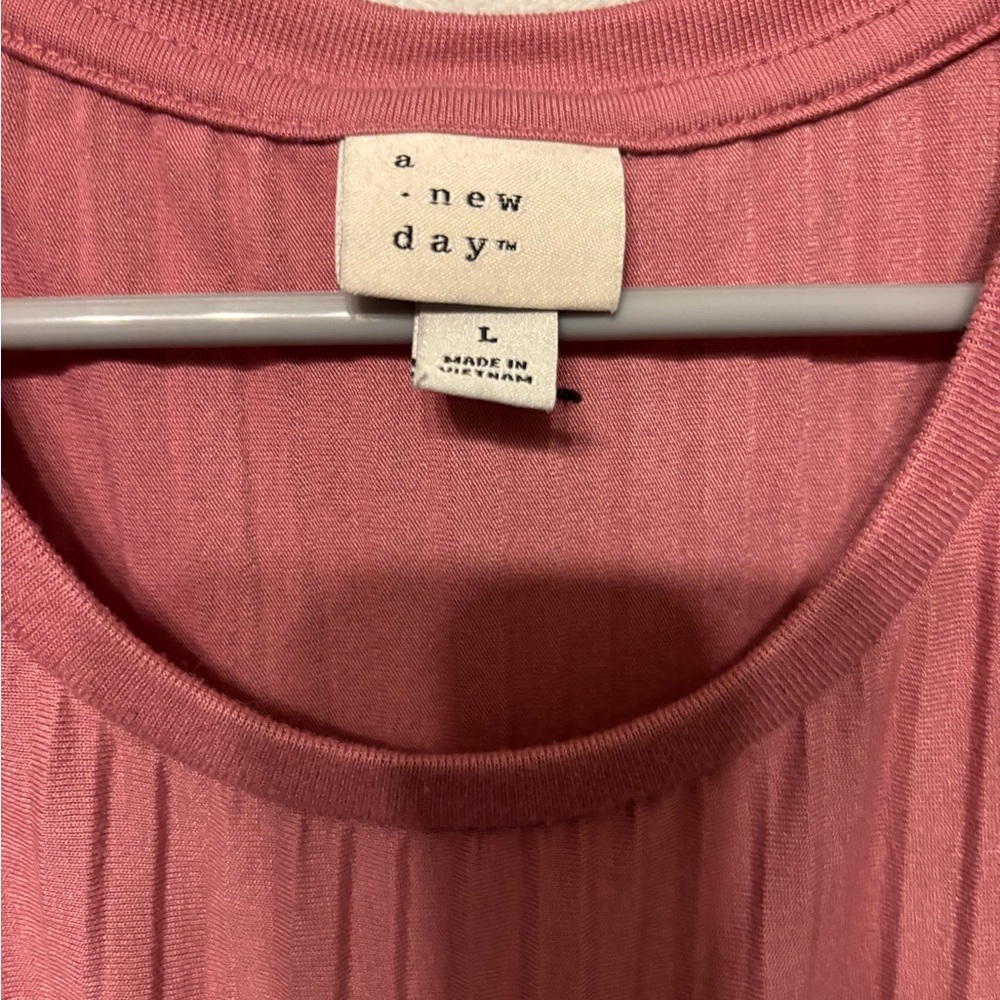Dusty pink tank midi dress - Picture 3 of 6